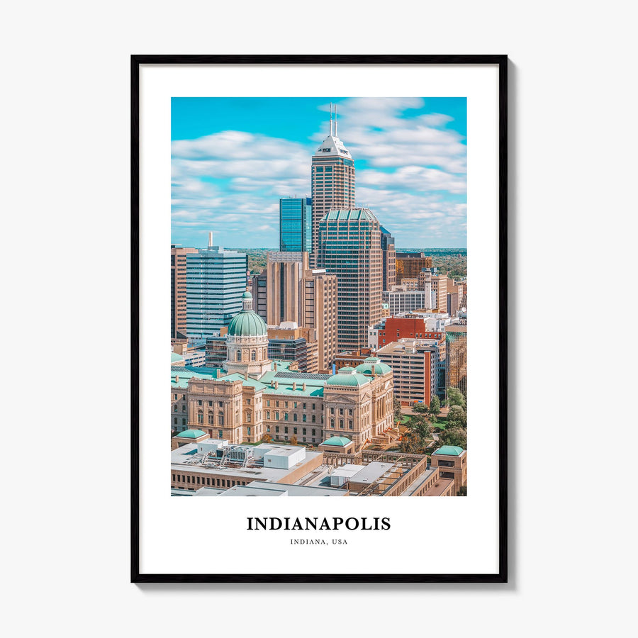 Indianapolis Classic No 1 Poster, framed poster mockup
