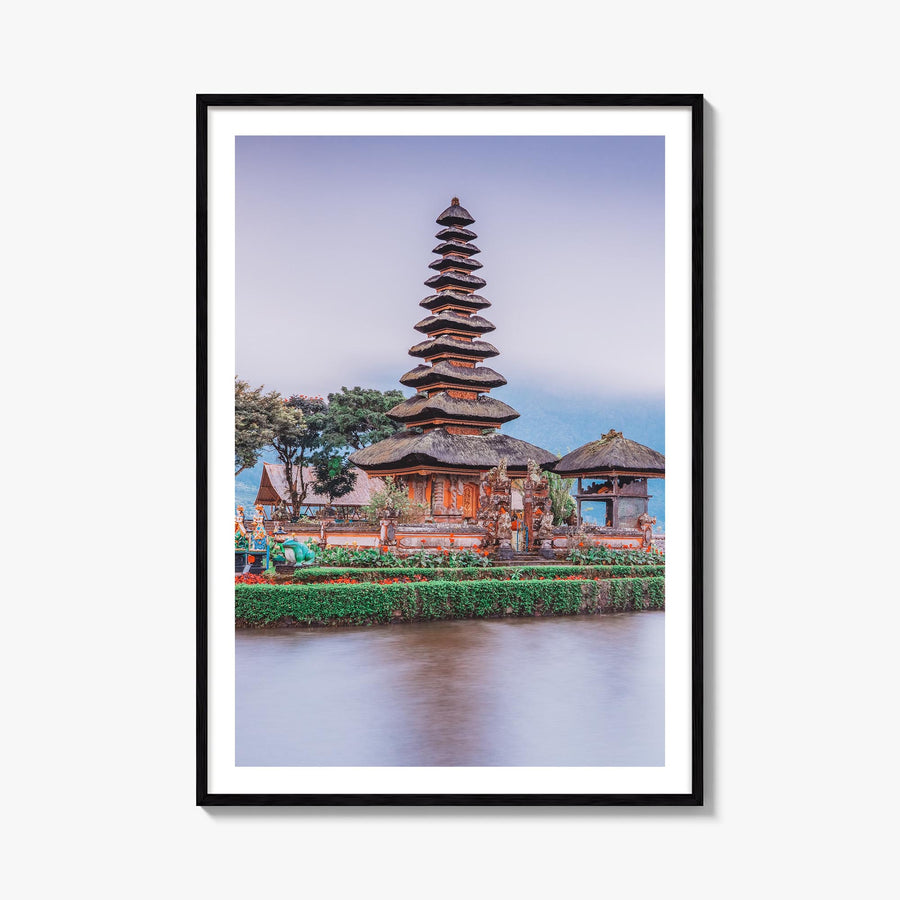 Indonesia colorful photo poster of Asia – vertical wall art, unframed print shown in interior mockup