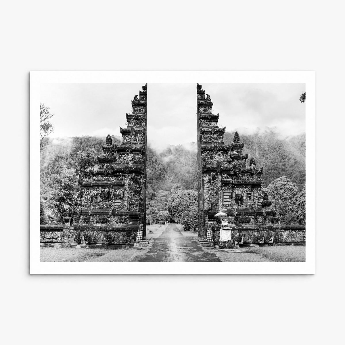 Indonesia Photo Poster, print only (unframed), white border