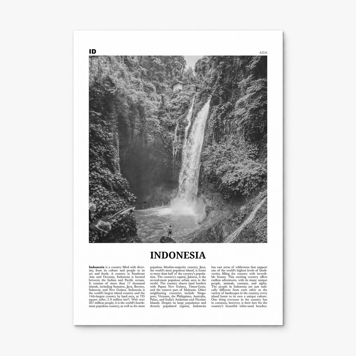 Indonesia Newspaper No 3 Poster, print only (unframed)