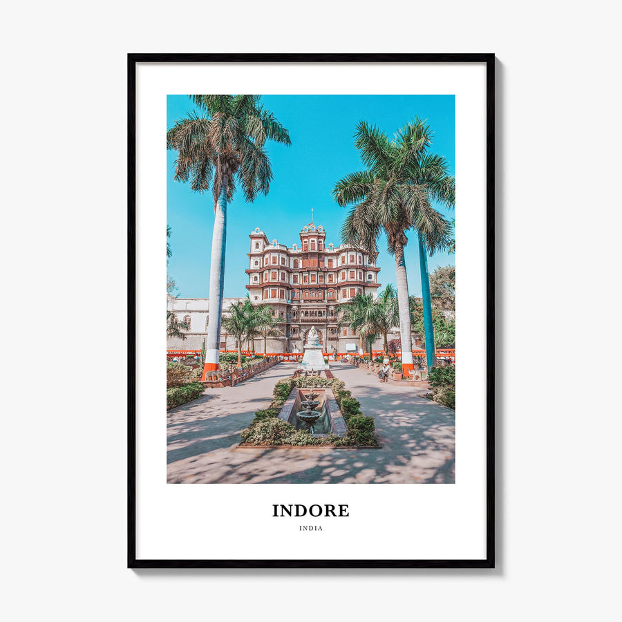 Indore Classic Poster, framed poster mockup