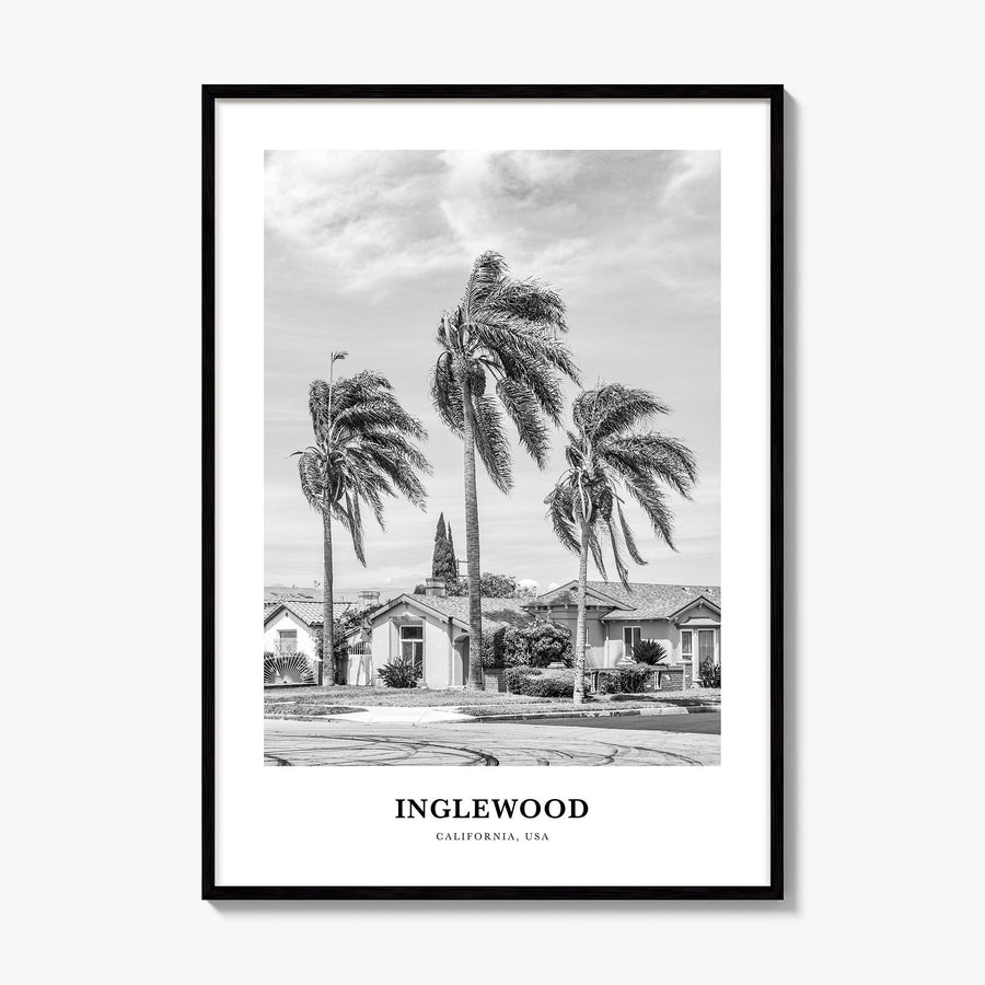 Inglewood Classic Poster, framed poster mockup