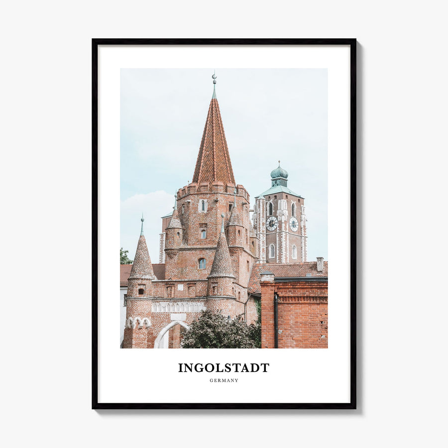 Ingolstadt Classic Poster, framed poster mockup