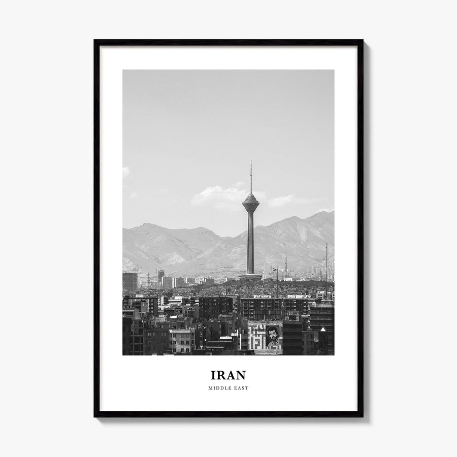 Iran Classic Poster, framed poster mockup