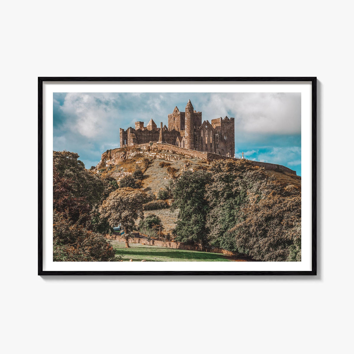 Ireland colorful photo poster of Europe – horizontal wall art, unframed print shown in interior mockup