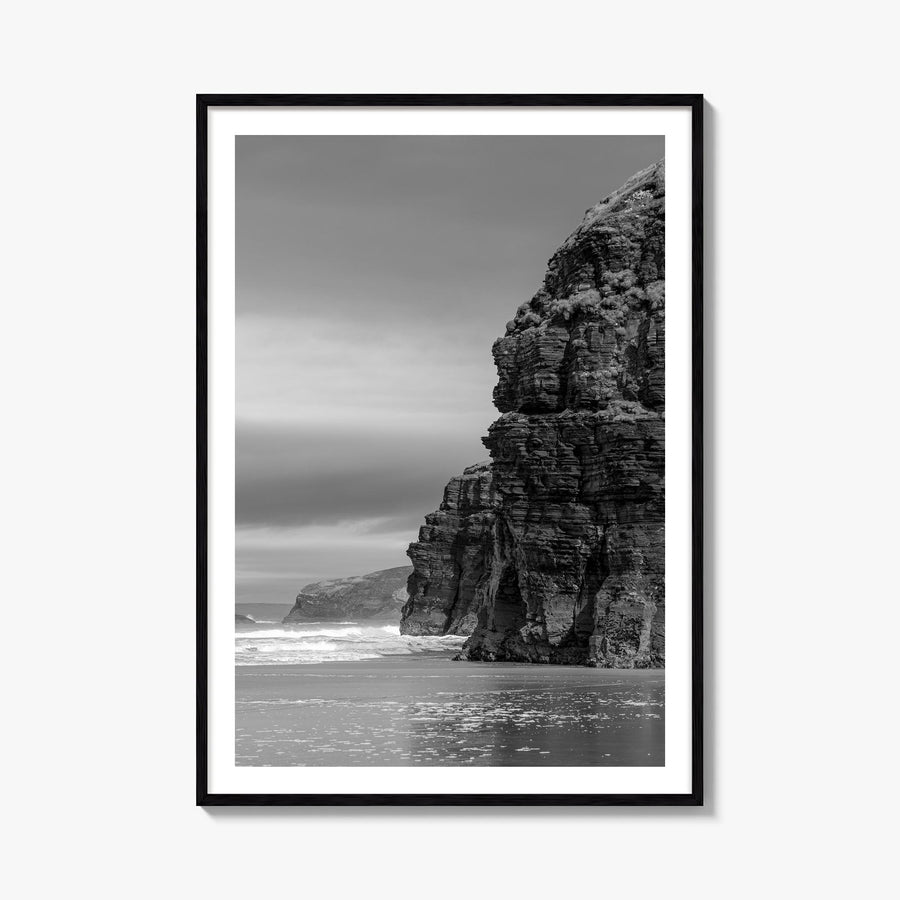 Ireland no. 1 black & white photo poster of Europe – vertical wall art, unframed print shown in interior mockup