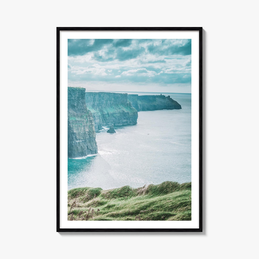 Ireland no. 1 colorful photo poster of Europe – vertical wall art, unframed print shown in interior mockup