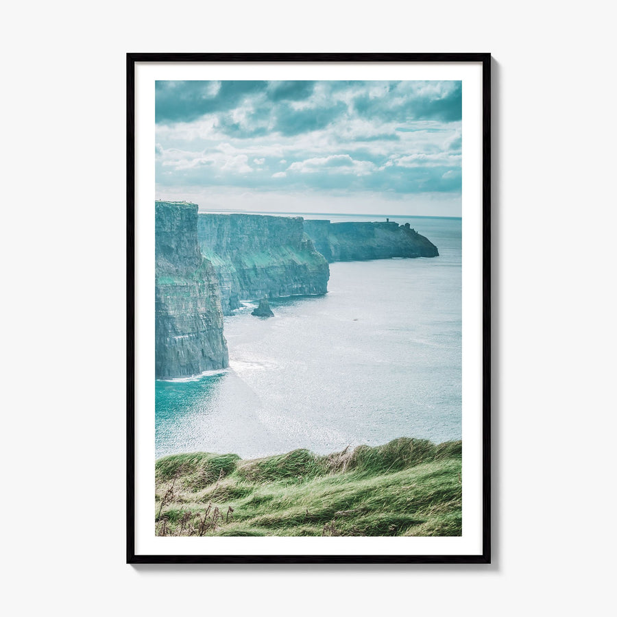 Ireland Photo No 1 Poster, framed poster mockup, white border