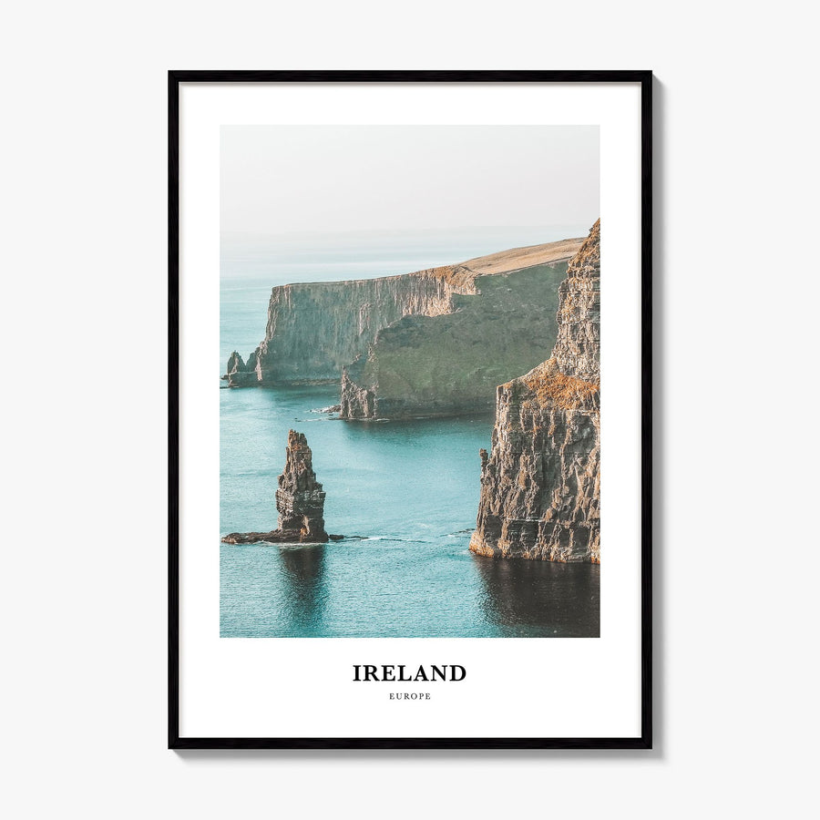 Ireland Classic Poster, framed poster mockup