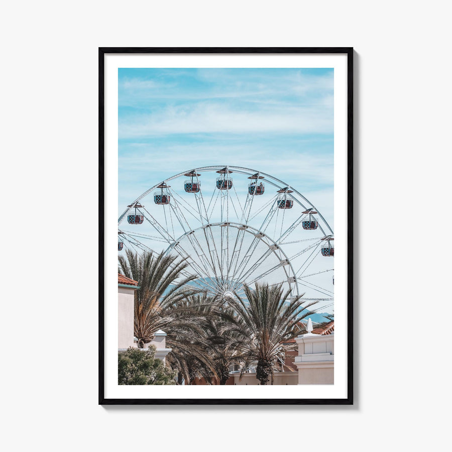 Irvine colorful photo poster of California, USA – vertical wall art, unframed print shown in interior mockup