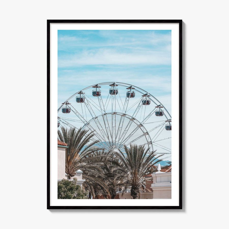 Irvine Photo Poster, framed poster mockup, white border