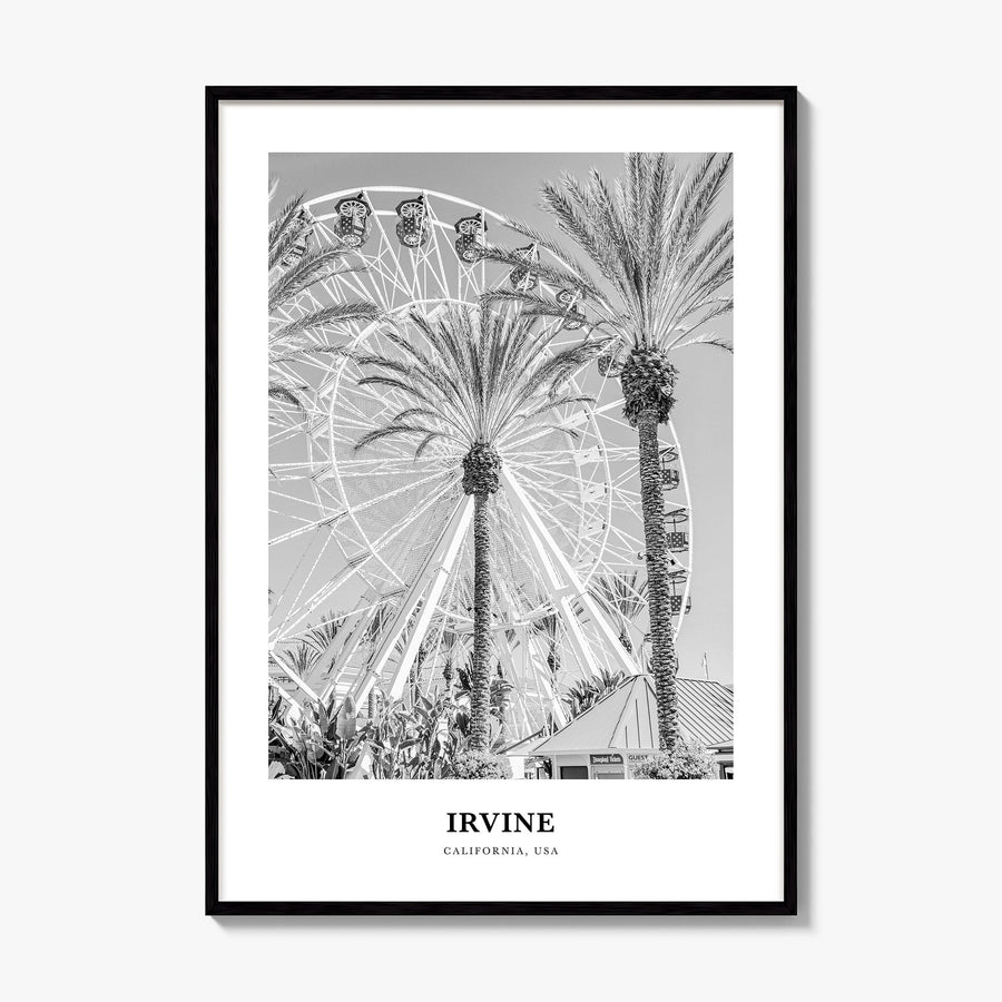 Irvine Classic No 1 Poster, framed poster mockup