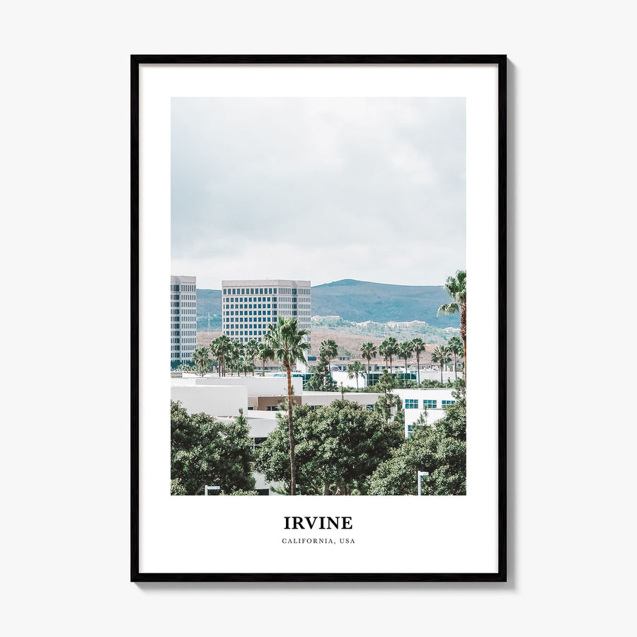 Irvine Classic Poster, framed poster mockup
