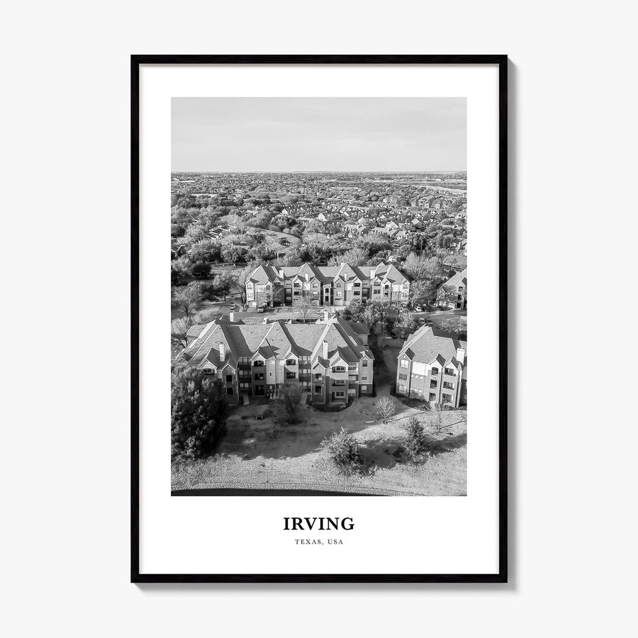 Irving Classic Poster, framed poster mockup