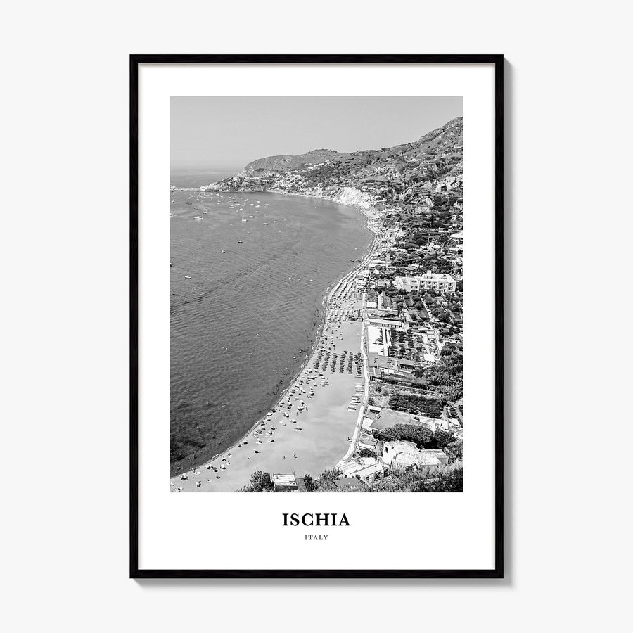 Ischia Classic Poster, framed poster mockup