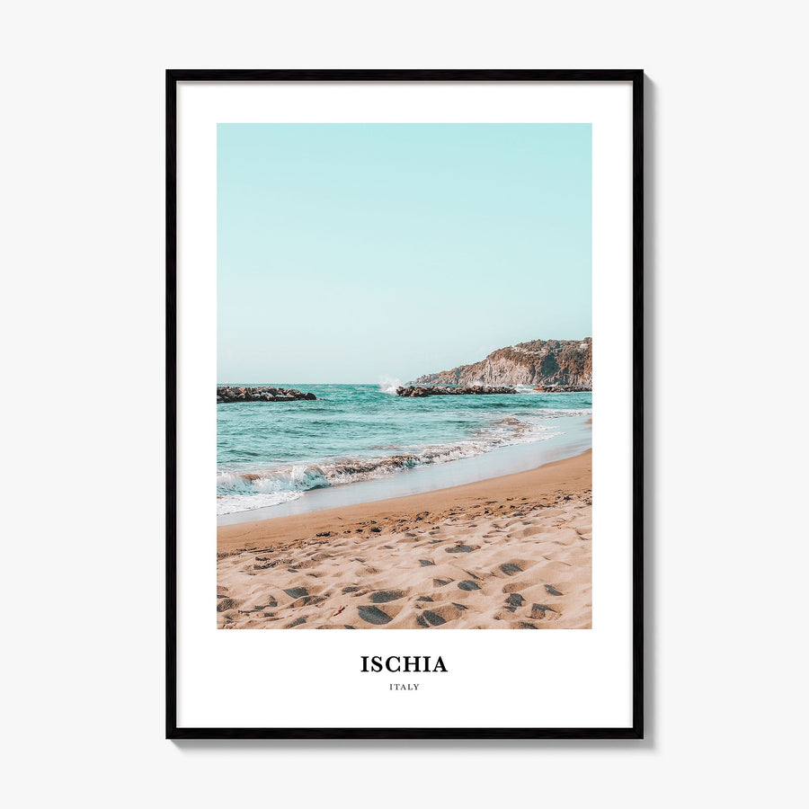 Ischia Classic Poster, framed poster mockup