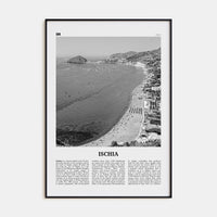 Ischia Poster None / 8x12 in Nbourhood Travel B&W Poster