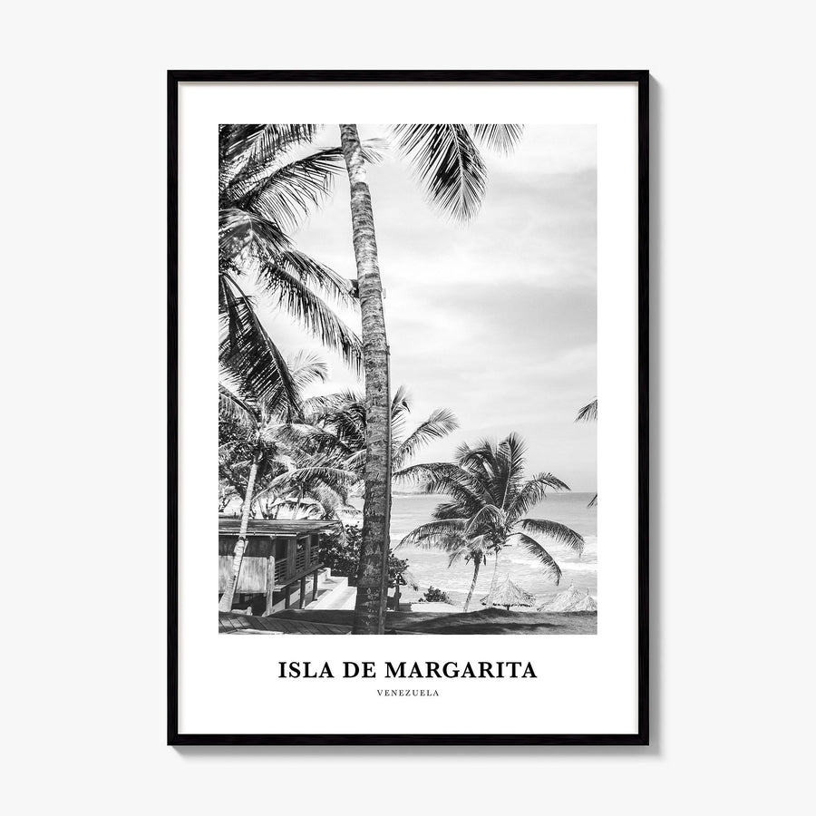 Isla de Margarita Classic Poster, framed poster mockup