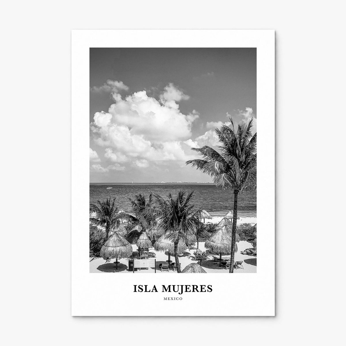 Isla Mujeres Classic Poster, print only (unframed)