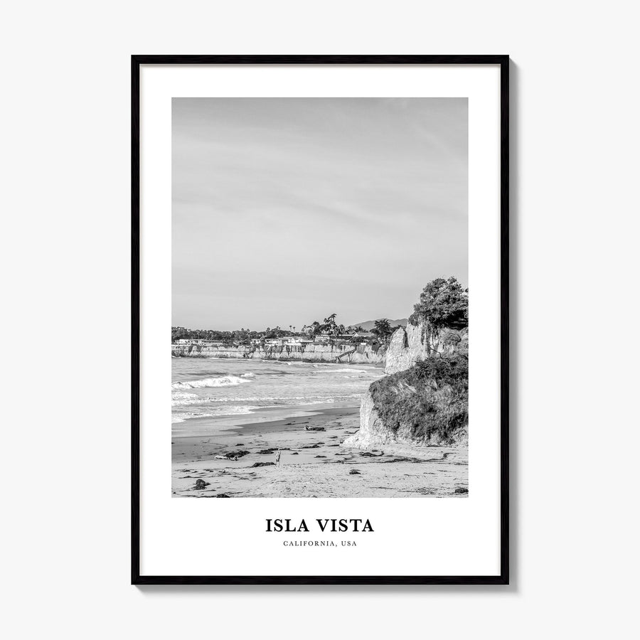 Isla Vista Classic Poster, framed poster mockup