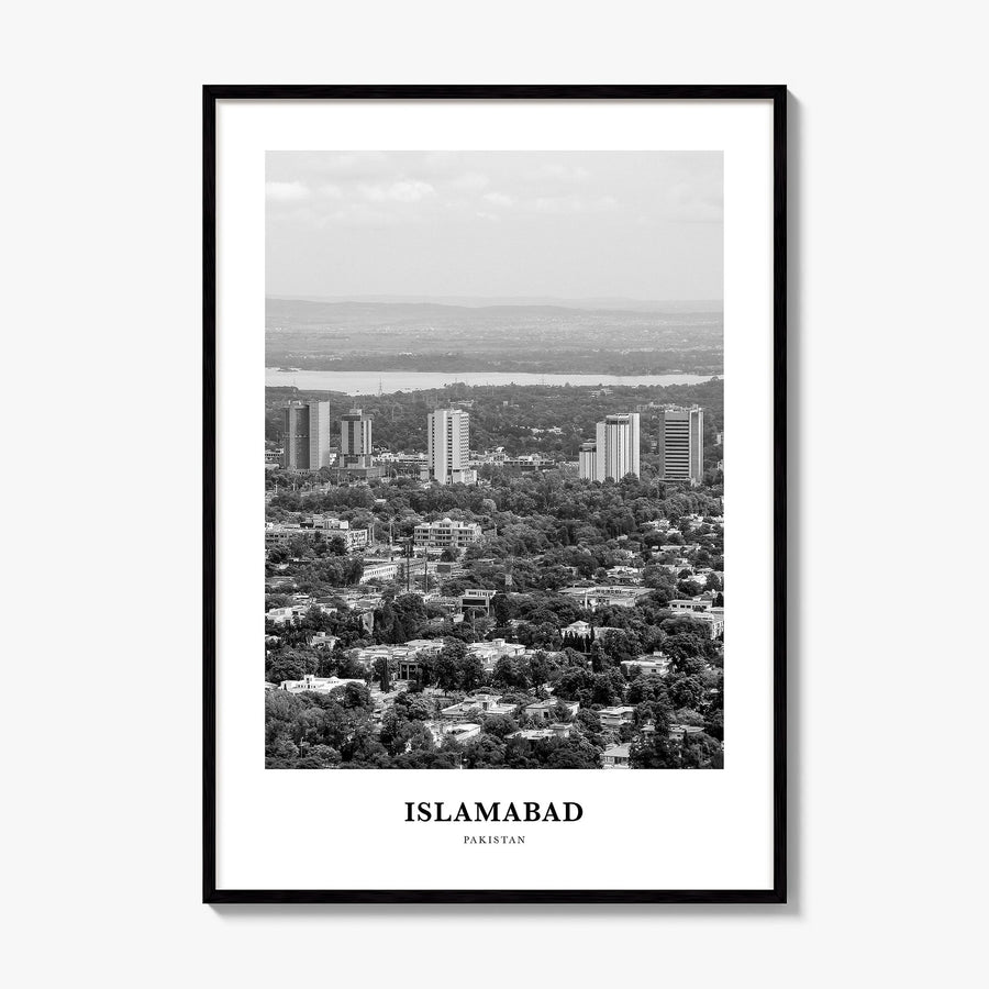 Islamabad Classic Poster, framed poster mockup