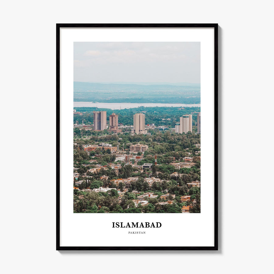Islamabad Classic Poster, framed poster mockup