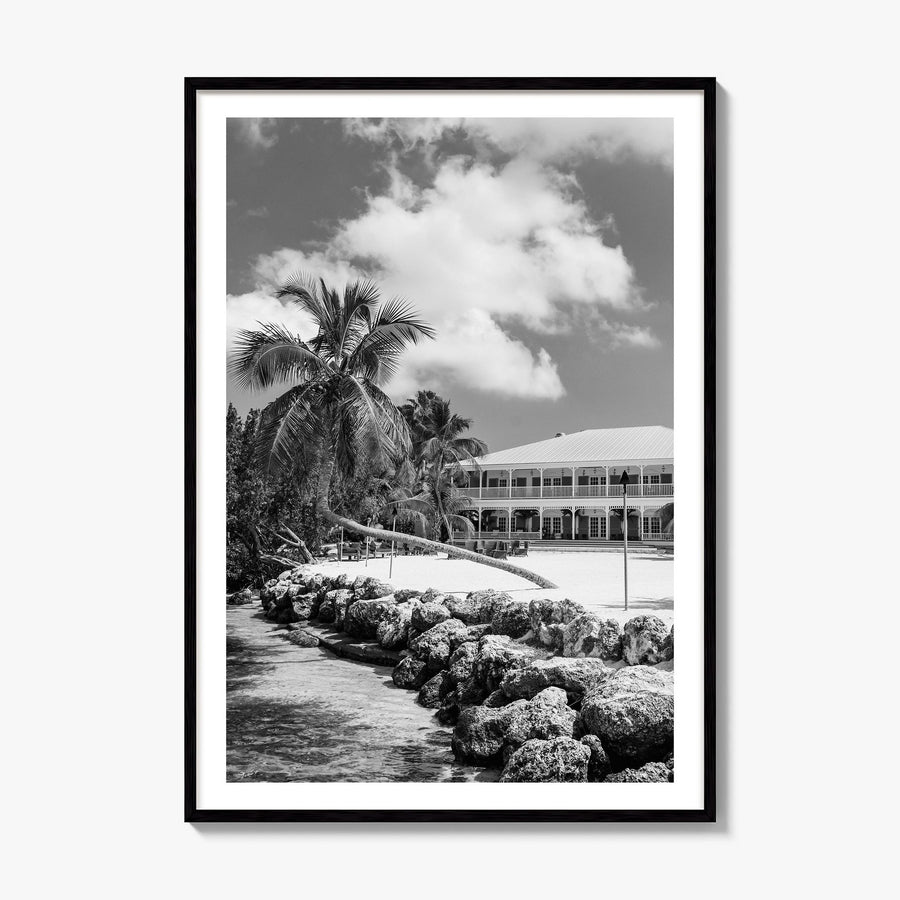 Islamorada Photo Poster, framed poster mockup, white border