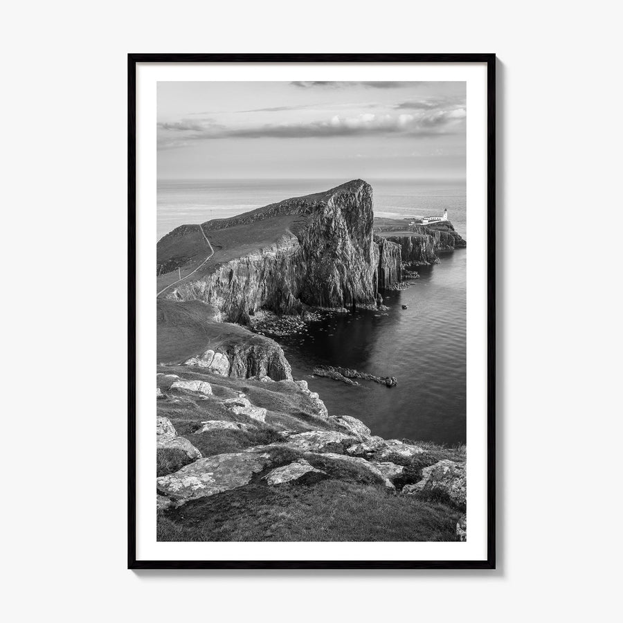 Isle of Skye Photo Poster, framed poster mockup, white border
