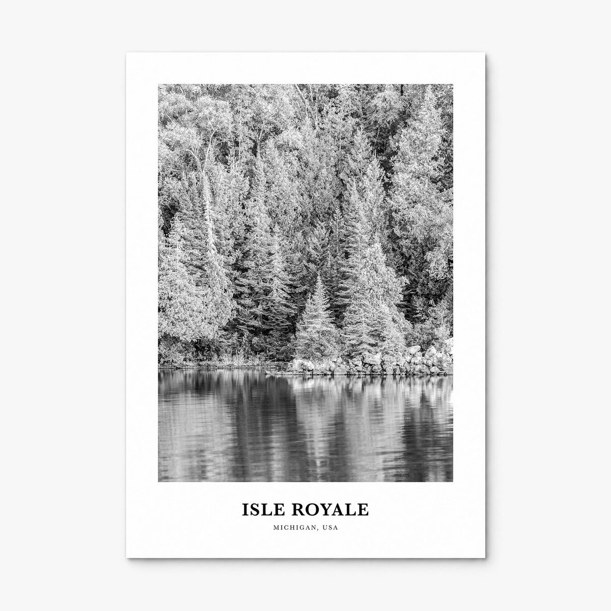 Isle Royale National Park Classic Poster, print only (unframed)