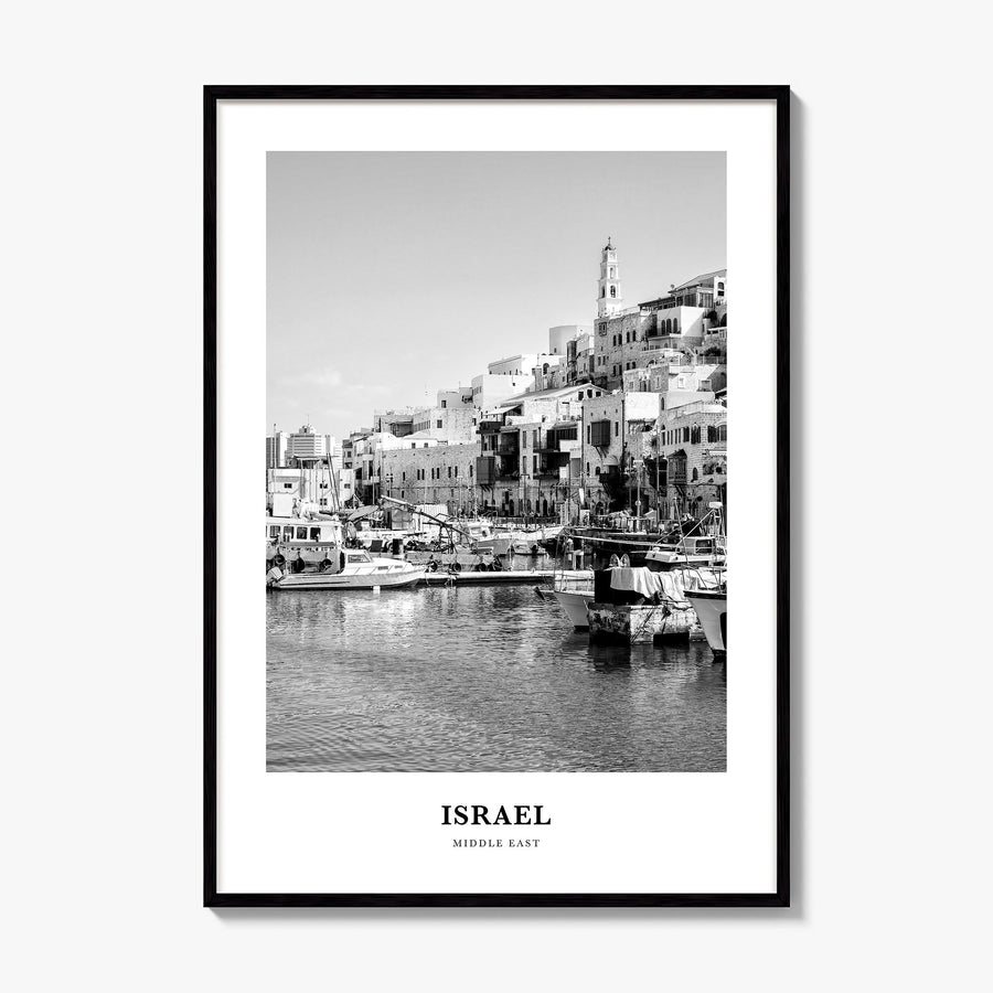 Israel Classic Poster, framed poster mockup