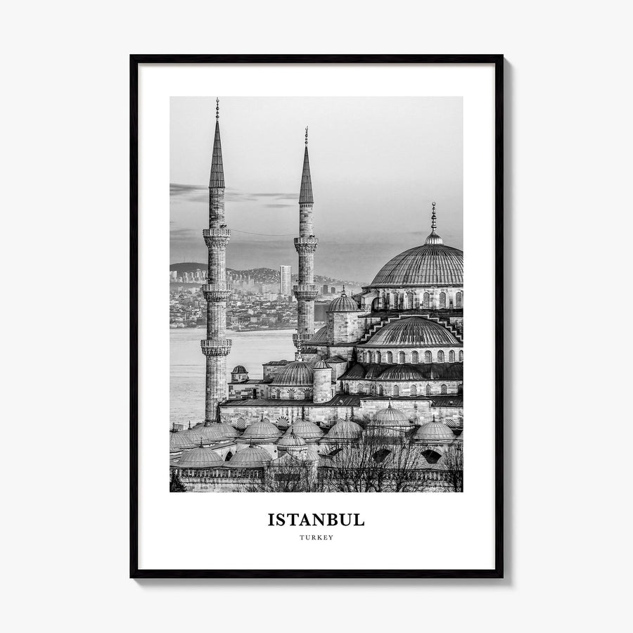 Istanbul Classic No 2 Poster, framed poster mockup