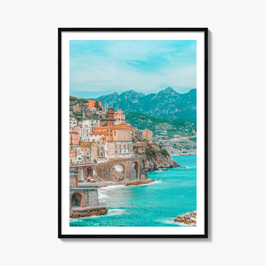 Italy no. 1 colorful photo poster of Europe – vertical wall art, unframed print shown in interior mockup
