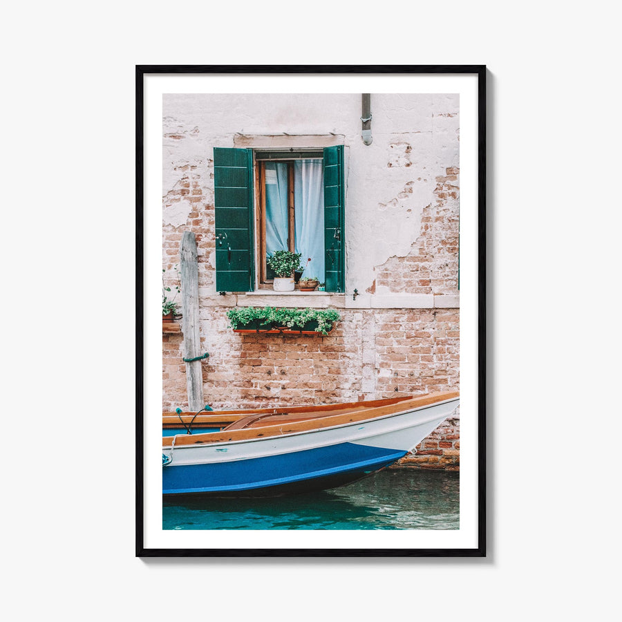 Italy no. 3 colorful photo poster of Europe – vertical wall art, unframed print shown in interior mockup