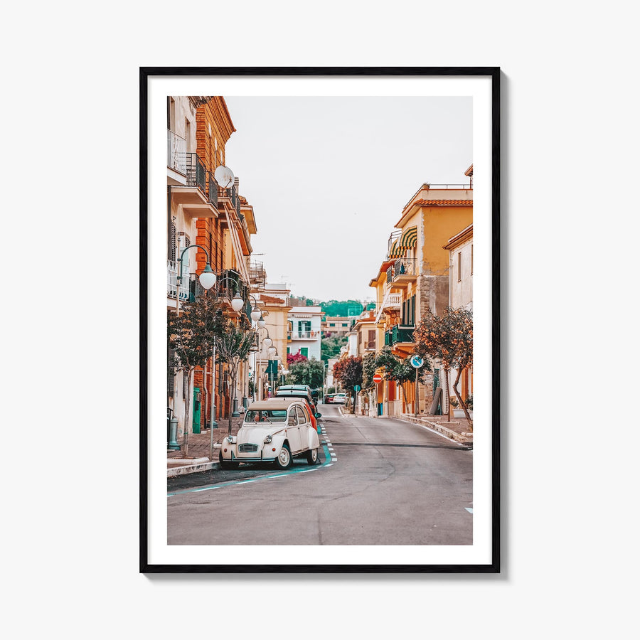 Italy no. 5 colorful photo poster of Europe – vertical wall art, unframed print shown in interior mockup