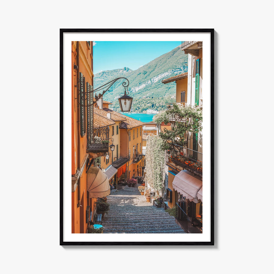 Italy no. 6 colorful photo poster of Europe – vertical wall art, unframed print shown in interior mockup