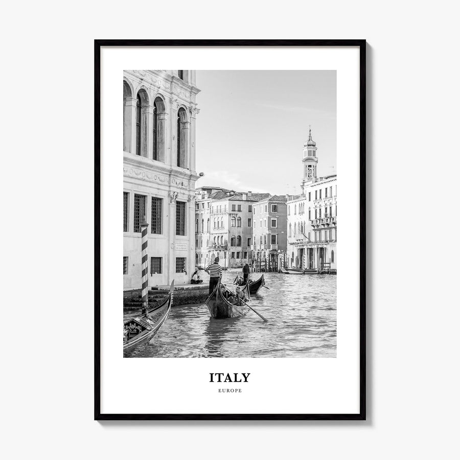 Italy Classic No 2 Poster, framed poster mockup