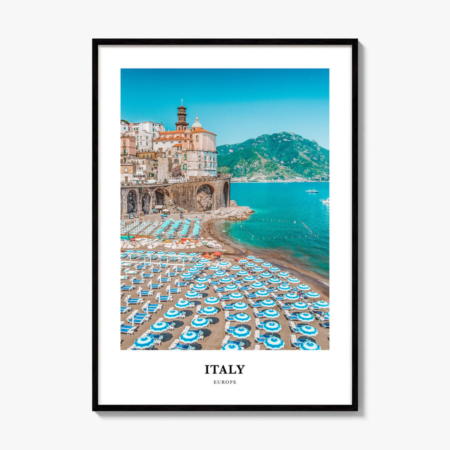 Italy Classic Poster, framed poster mockup