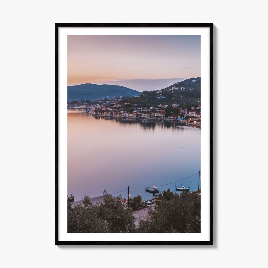 Ithaca Photo No 1 Poster, framed poster mockup, white border