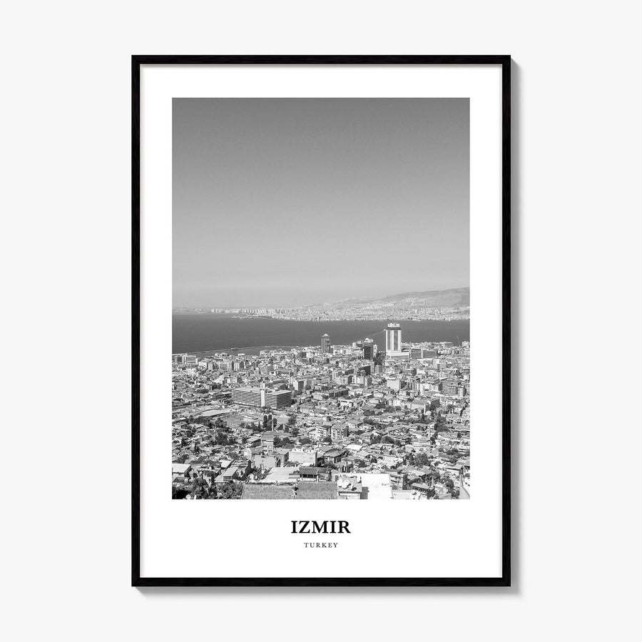 Izmir Classic Poster, framed poster mockup