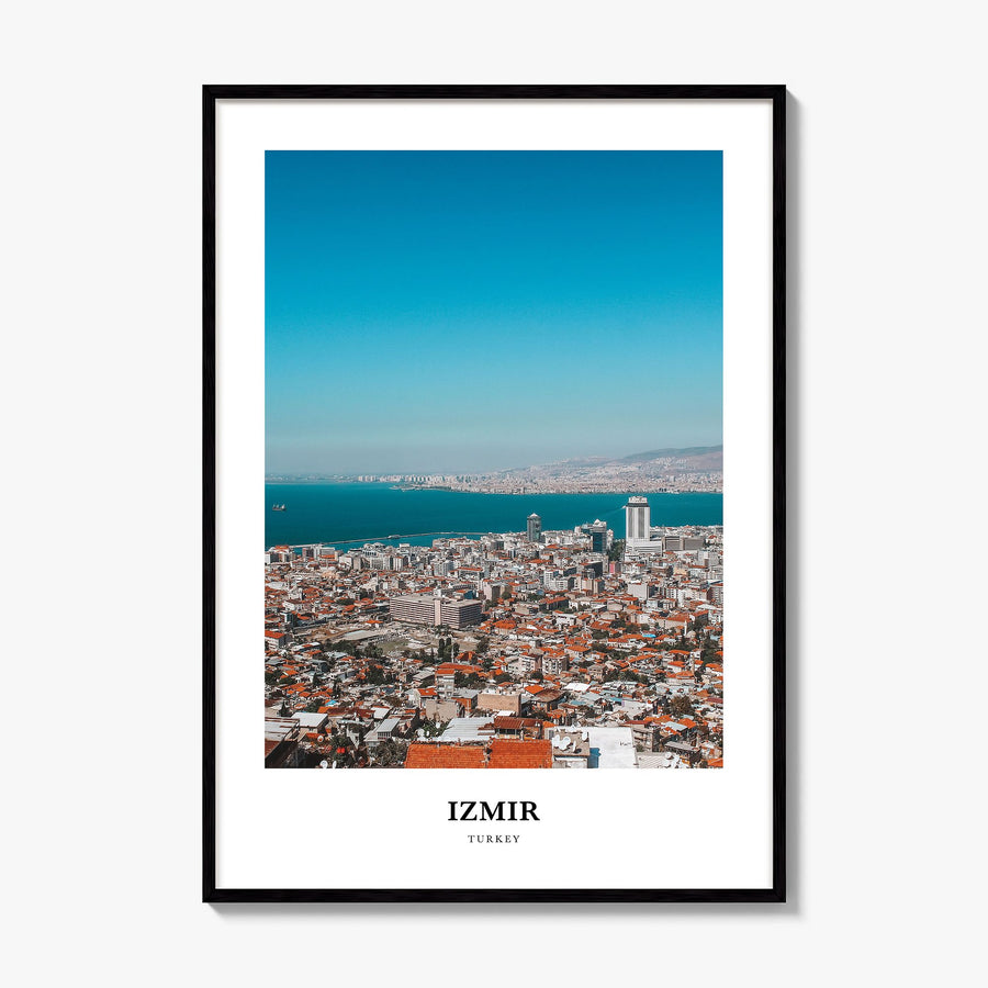 Izmir Classic Poster, framed poster mockup