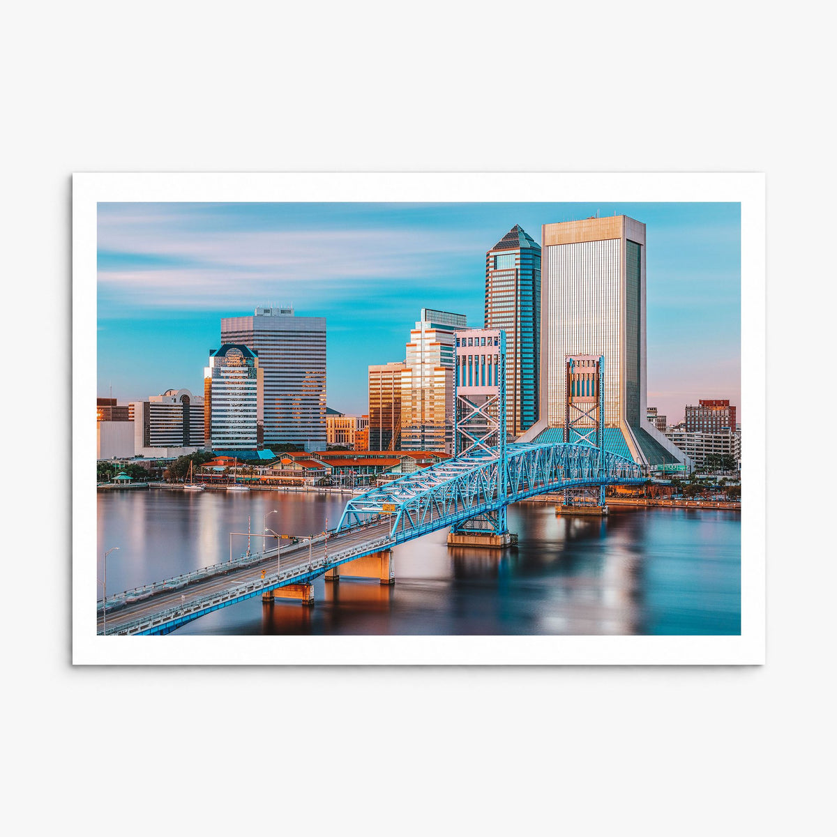 Jacksonville Photo Poster, print only (unframed), white border