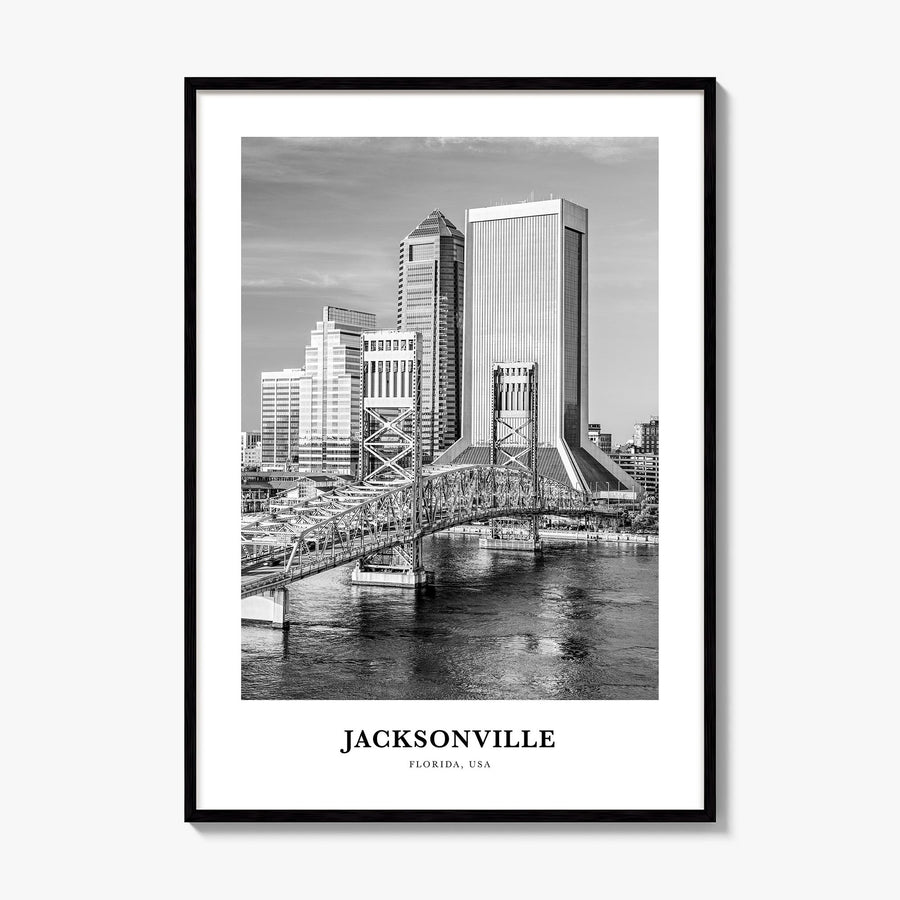 Jacksonville Classic No 1 Poster, framed poster mockup