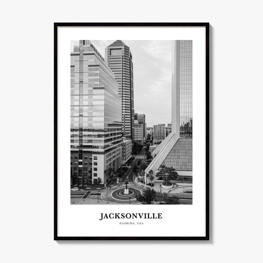 Jacksonville Classic No 2 Poster, framed poster mockup