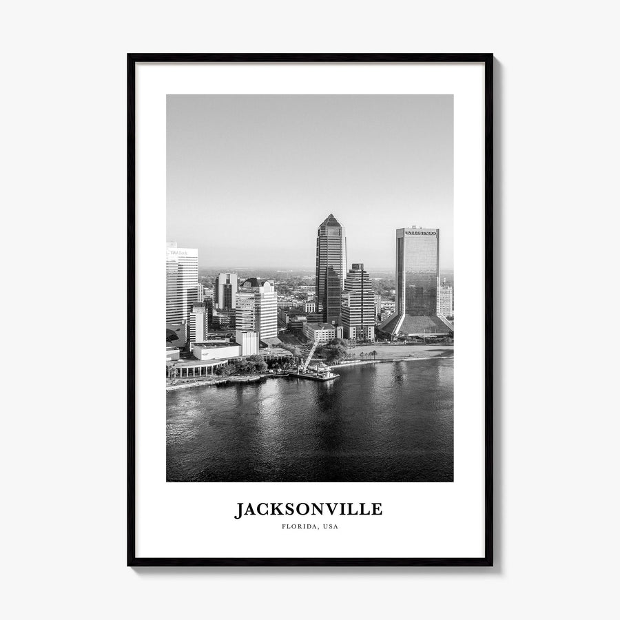 Jacksonville Classic No 3 Poster, framed poster mockup