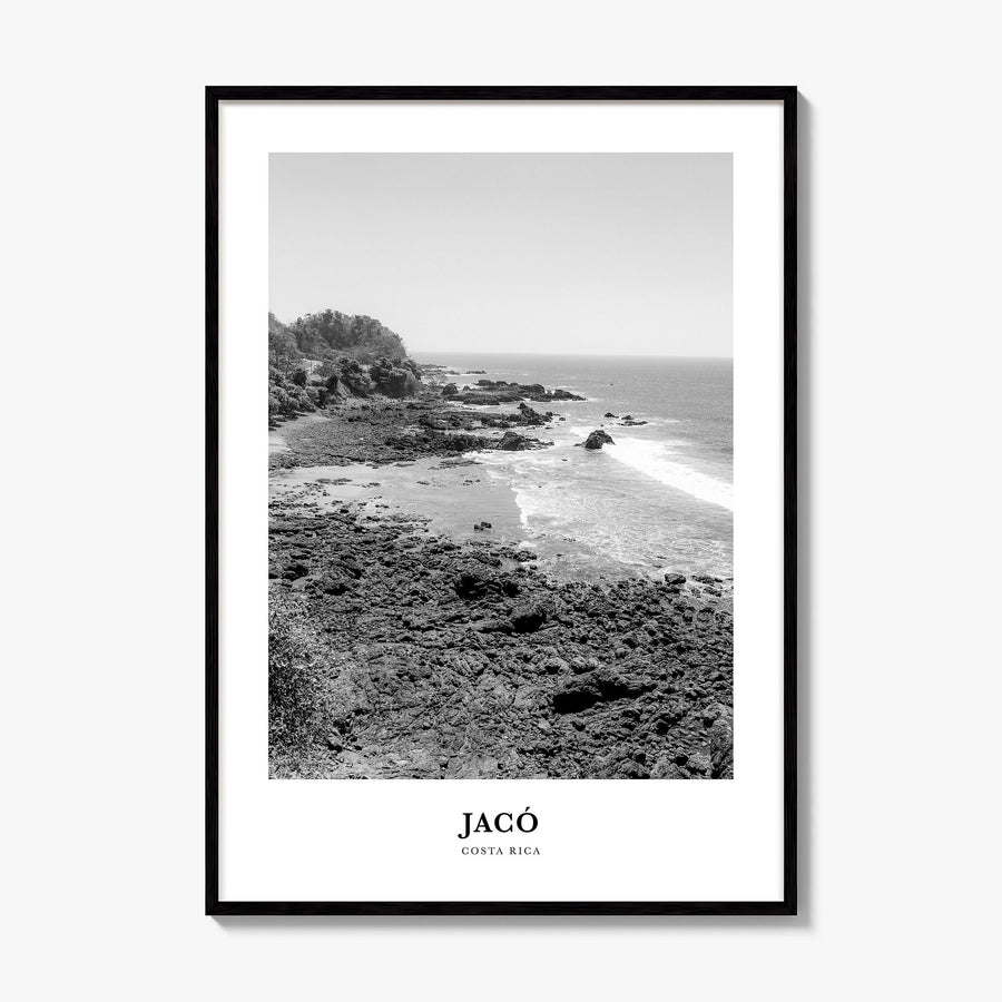 Jacó Classic Poster, framed poster mockup
