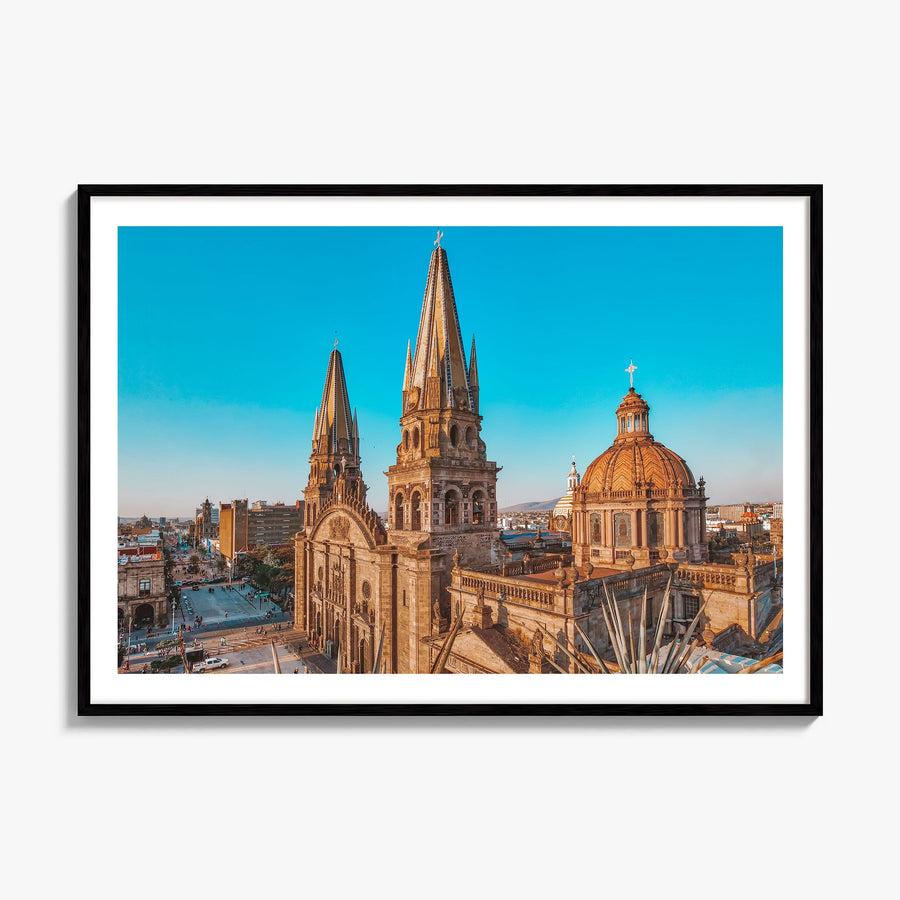 Jalisco Photo Poster, framed poster mockup, white border