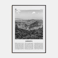 Jamaica No 2 Poster None / 8x12 in Nbourhood Travel B&W Poster