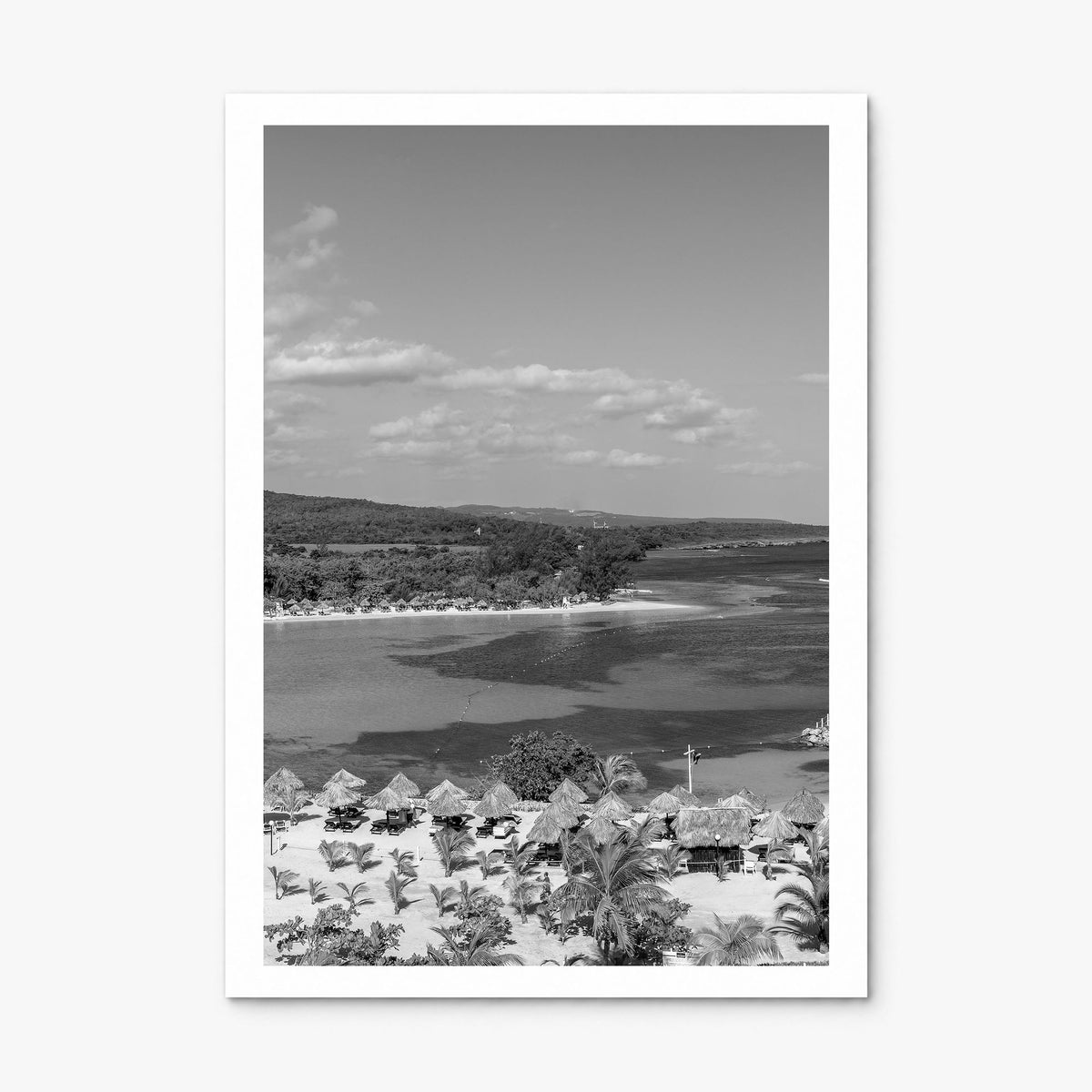 Jamaica Photo Poster, print only (unframed), white border