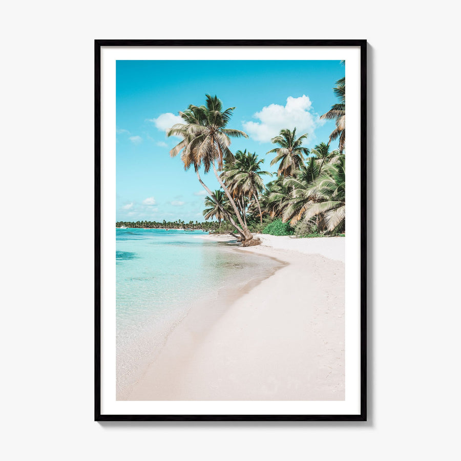 Jamaica Photo No 3 Poster, framed poster mockup, white border