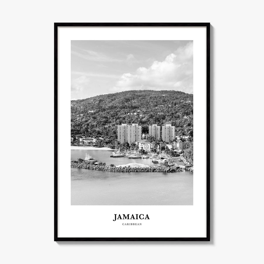 Jamaica Classic No 1 Poster, framed poster mockup